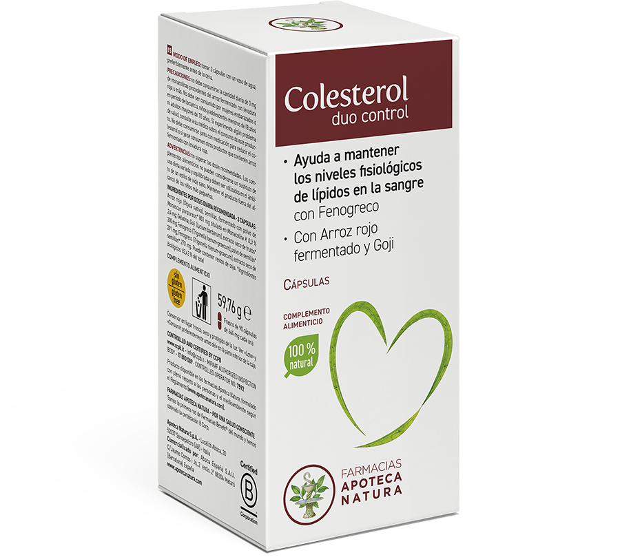 Colesterol duo control - Cápsulas - Apoteca Natura